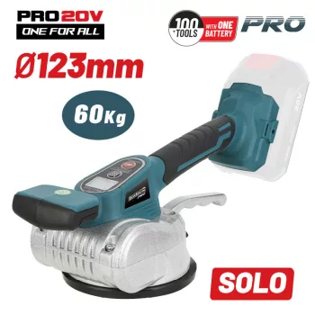   BORMANN Pro vibrator de plăci 20V, 130 mm, 60 kg, 2-13 mm, 0-10000 rpm, doar sculă (BBP3250)