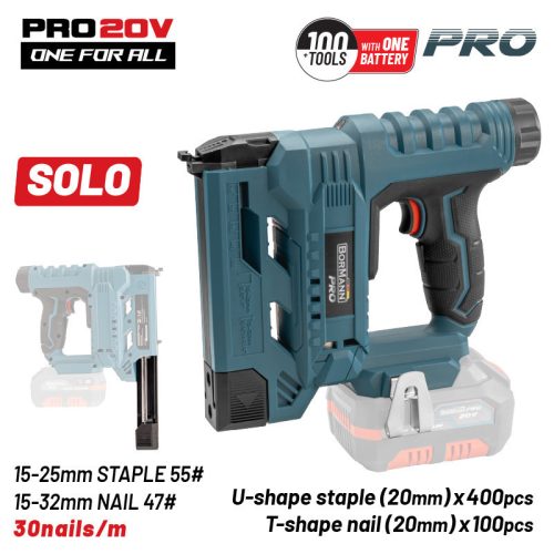 BORMANN Pro Pistol electric pentru capse și cuie 20V, doar aparat (BBP3630)