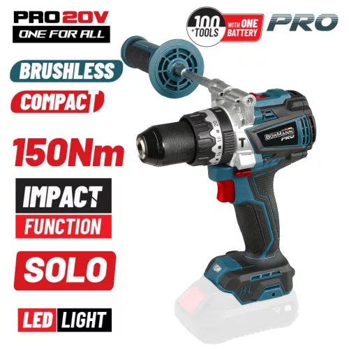 BORMANN Pro ciocan rotopercutor fără perii 20V, 150Nm, 0-6000/0-21000 bpm, doar sculă (BBP5145)