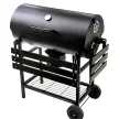 BORMANN ELITE grill pe cărbuni 70x35 cm cu capac, mese laterale și frontale, termometru și 2 roți (BBQ1172)