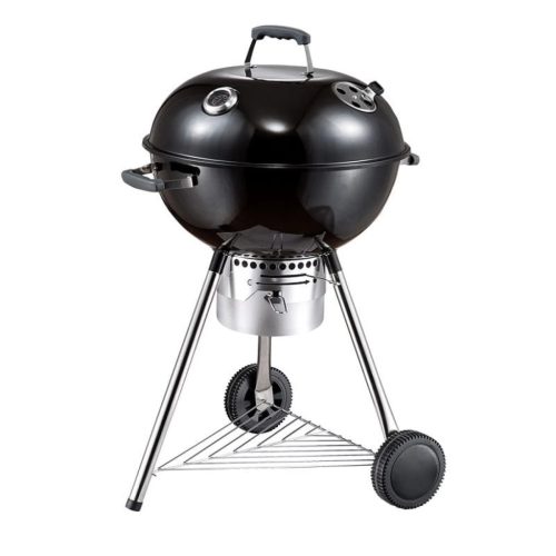 BORMANN ELITE Grătar pe cărbuni, DIAMETRU 57cm, cu capac, colector de cenușă și termometru (BBQ1900)