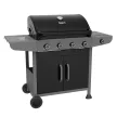 BORMANN ELITE grătar gaz 4+1 arzătoare, grătar fontă (BBQ6041)