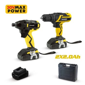   BORMANN Lite SET 2x MASINA GAURIT, 20 V, Li-Ion, 30 Nm, 2 VITEZE, 220 Nm, 2x2Ah BMC (BCD2610)