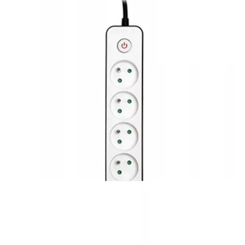 BORMANN prelungitor cu 4 prize, 3x1,5 mm, cu întrerupător (BCR1011)