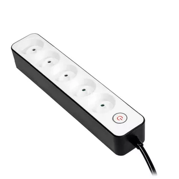   BORMANN prelungitor cu 5 prize, 3x1,5 mm, cu întrerupător (BCR1012)