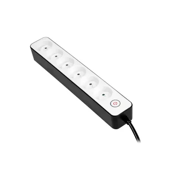   BORMANN prelungitor cu 6 prize, 3x1,5 mm, cu întrerupător (BCR1013)