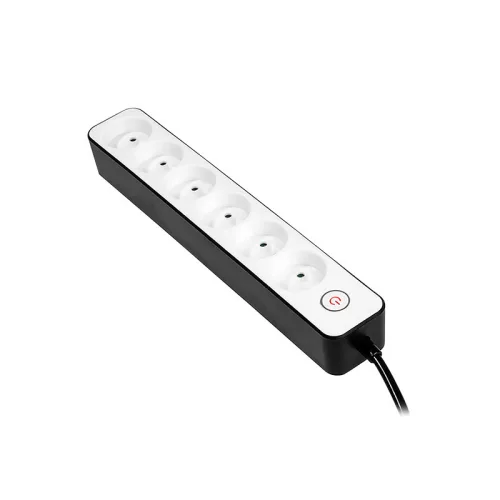 BORMANN prelungitor cu 6 prize, 3x1,5 mm, cu întrerupător (BCR1013)