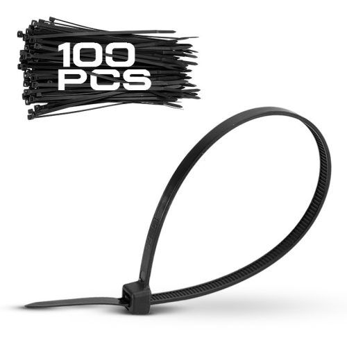 BORMANN Pro cleme de fixare cablu 7,6200mm, negre, 100buc (BCR5070)