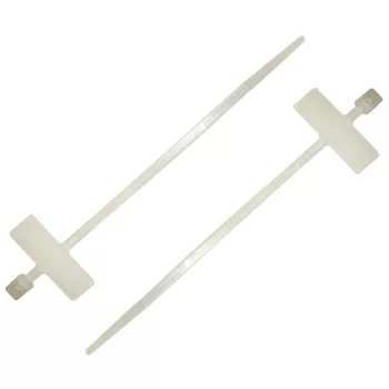   BORMANN Pro CLEME CABLU ETICHETABILE 25x8mm, 2,5x100mm ALBE 100buc (BCR5170)