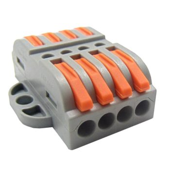   BORMANN Pro Bornă rapidă fără șurub 4mm², 32A, 3 poziții, gri (BCR5179)