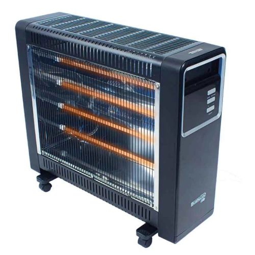 BORMANN ELITE Radiator cu quartz TITANIUM 2200W, afișaj LCD, telecomandă, temporizator (BEH7300)