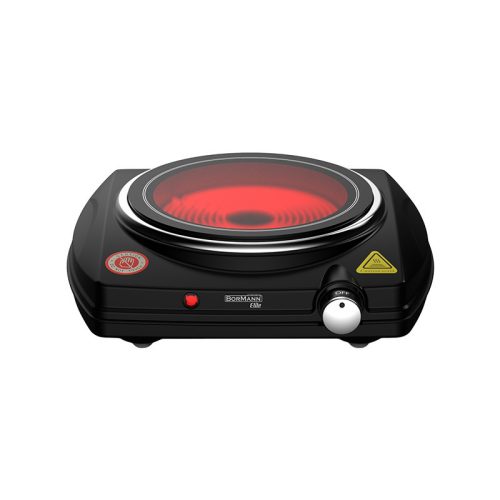 BORMANN ELITE plită electrică ceramică cu un arzător 1200W, φ165mm (BEP3110)