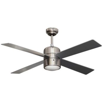   BORMANN ELITE ventilator de tavan 70W, 120cm, argintiu, cu telecomandă și iluminare (BFN6110)