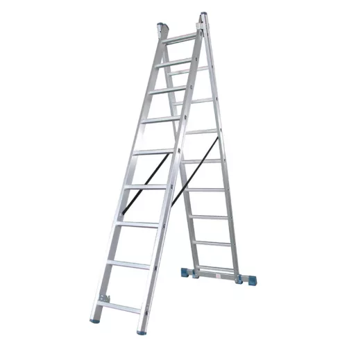 BORMANN Pro scară 2x11 trepte, 5,6 m (BHL5140)