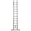 BORMANN Pro scară telescopică din aluminiu, 12 trepte, 1,9+1,9 m, soft close (BHL5710)