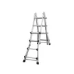 BORMANN Pro scară din aluminiu 4+4 trepte, articulată și telescopică (BHL9080)