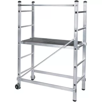   BORMANN Pro schelă din aluminiu 5+5, înălțime de lucru 3 m, asamblare fără scule (BHL9090)
