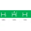 BORMANN Pro schelă din aluminiu 5+5, înălțime de lucru 3 m, asamblare fără scule (BHL9090)