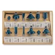 BORMANN Pro set 12 buc bits freză superioară 6mm (BHT1615)