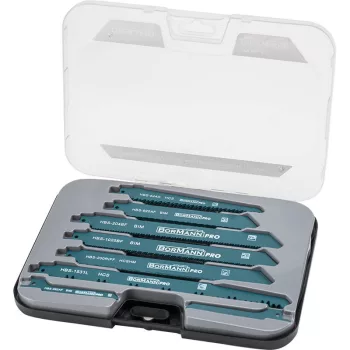 BORMANN Pro set 18 buc lame pentru fierăstrău (BHT1640)