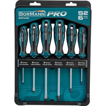 BORMANN Pro Set 6 șurubelnițe (BHT1666)