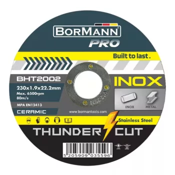  BORMANN Pro Disc ceramică Φ230x1,9mm ''THUNDER-CUT'' INOX (BHT2002)