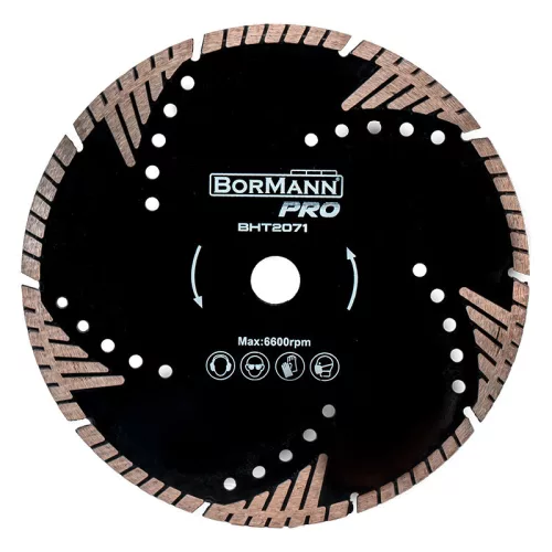 BORMANN Pro Disc diamantat TRIANGLE TURBO Φ125x2.2x22.2mm 8mm (BHT2071)