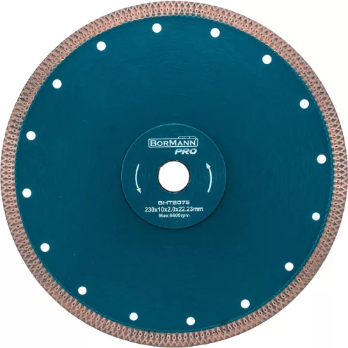 BORMANN Pro Disc diamantat ondulat TURBO Ø230x2.0x22.2mm 10mm (BHT2075)