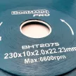 BORMANN Pro Disc diamantat ondulat TURBO Ø230x2.0x22.2mm 10mm (BHT2075)