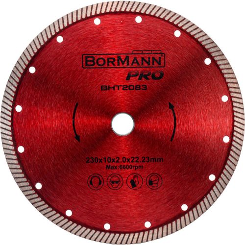 BORMANN Pro Disc diamantat pentru ferăstrău classic φ230x2,0x22,2mm 10mm (BHT2083)