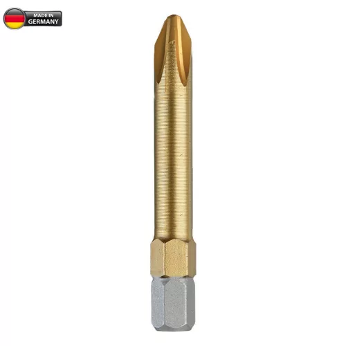 BORMANN Pro bit PH pentru șurubelniță 50mm TiN 1/4" C6,3 10 buc (BHT3514)