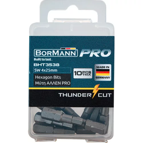 BORMANN Pro bit imbus SW 4x25 mm, 10 buc. (BHT3538)