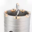 BORMANN Pro coroană diamantată pentru beton/materiale de construcție SDS-PLUS cu adaptor M22x110 Φ105mm (BHT4080)