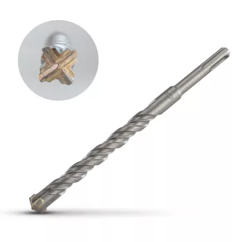   BORMANN Pro SDS-PLUS SX4 burghiu ciocan 4 tăișuri 12x210 mm (BHT4710)