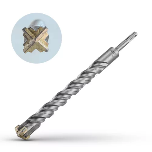 BORMANN Pro SDS-PLUS SX4 burghiu ciocan 4 tăișuri 8x400 mm (BHT4760)