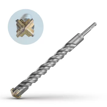   BORMANN Pro SDS-PLUS SX4 burghiu ciocan 4 tăișuri 16x400 mm (BHT4768)