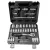 BORMANN Pro set chei tubulare cu racsni, 1/2", hexagon și 12 puncte, CrV (BHT5110)