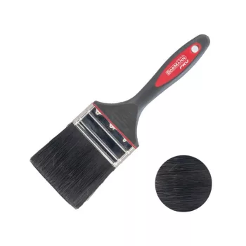   BORMANN Pro roller profesional dublu TPR 3", peri sintetici negri (BHT5626)