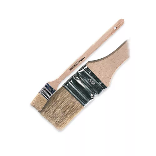 BORMANN Pro pensulă cu mâner curbat 30 mm, peri naturali, mâner lemn (BHT5646)
