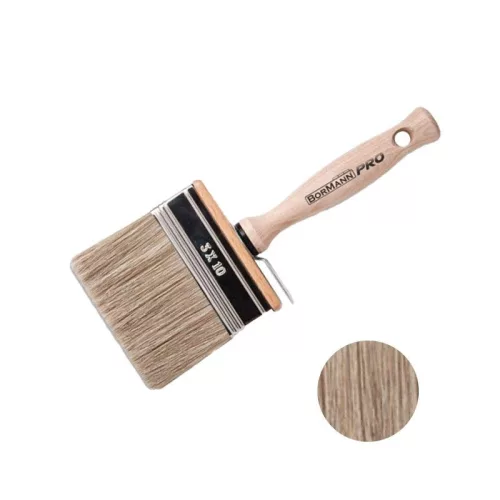 BORMANN Pro pensulă bloc 4x14 cm, peri naturali, mâner lemn (BHT5662)