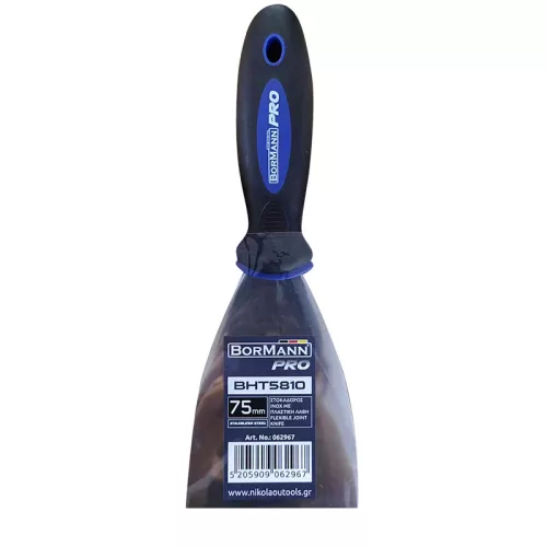 BORMANN Pro racletă flexibilă inox cu mâner din plastic 100mm (BHT5811)