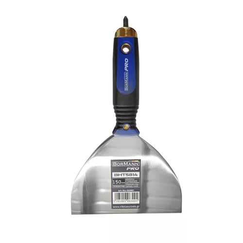 BORMANN Pro mistrie gips-carton INOX 150mm, cu mâner bicomponent (BHT5814)