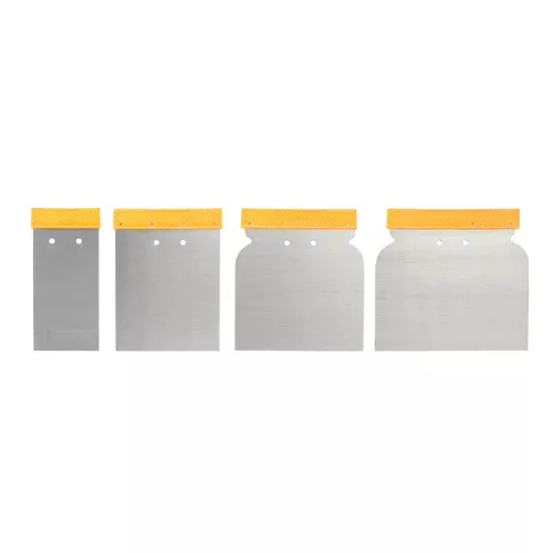 BORMANN Pro set spatule 4buc: 50mm, 80mm, 100mm, 120mm, oțel-carbon (BHT5859)