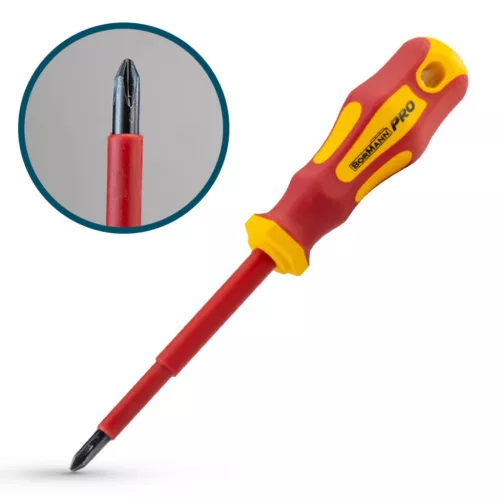 BORMANN Pro șurubelniță izolată VDE PH3x150 mm (BHT7092)