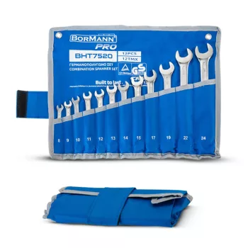BORMANN Pro set 12 chei stelate/plate, 8-24 mm (BHT7520)