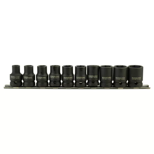 BORMANN Pro set chei tubulare 1/2", 10 piese 8-21 mm (BHT7703)