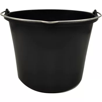   BORMANN găleată plastic 12L, mâner metalic, negru (BHT7970)