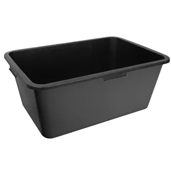   BORMANN LADĂ DE MORTAR 80L, PĂTRATĂ, 78x55,5x30,3cm, CU RIGLĂ, NEGRU (BHT7978)