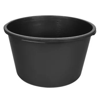   BORMANN VAS ROTUND MORTAR 90 LITRI, CU RIGLĂ, NEGRU (BHT7984)