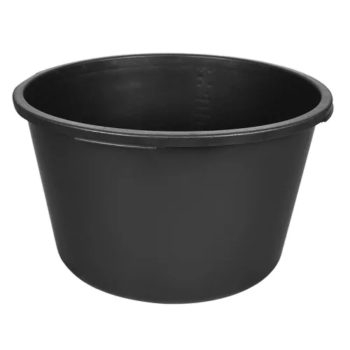 BORMANN VAS ROTUND MORTAR 90 LITRI, CU RIGLĂ, NEGRU (BHT7984)